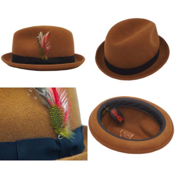中折ハット メンズ ニューヨークハット 帽子 フェルトハット レディース NEW YORK HAT 5325　Pinched Stingy Fedora　ピンチド スティンジー フェドラ　(LITE FELT STINGY)_7