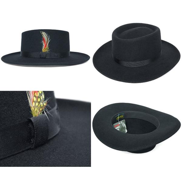 ニューヨークハット 帽子 フェルトハット メンズ レディース NEW YORK HAT 5314　Mid Nite Gambler　ミッドナイト　ギャンブラー_1