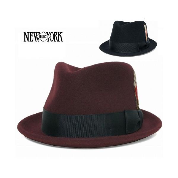 ニューヨークハット 帽子 フェルトハット メンズ レディース NEW YORK HAT 5329　Tear Drop Stingy Fedora　テイアドロップ　スティンジー　フェドラ