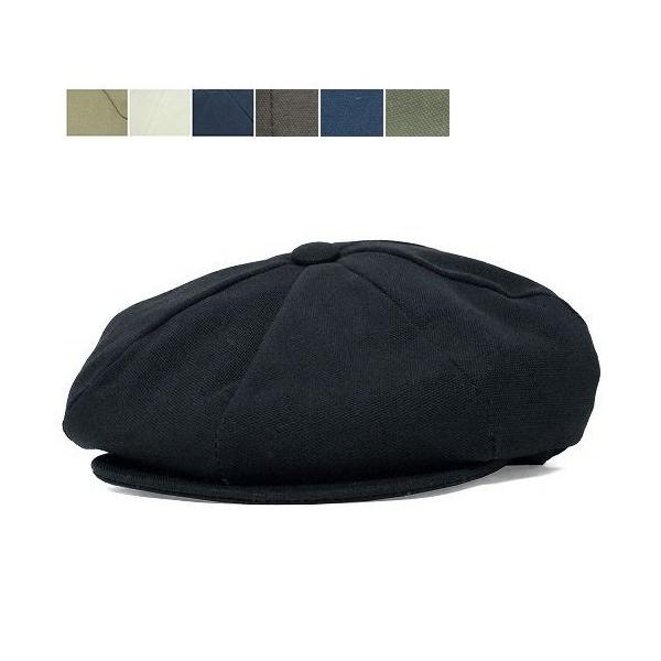 ニューヨークハット 帽子 キャスケット メンズ レディース NEW YORK HAT 6218　Canvas Newsboy キャンバス ニュースボーイ
