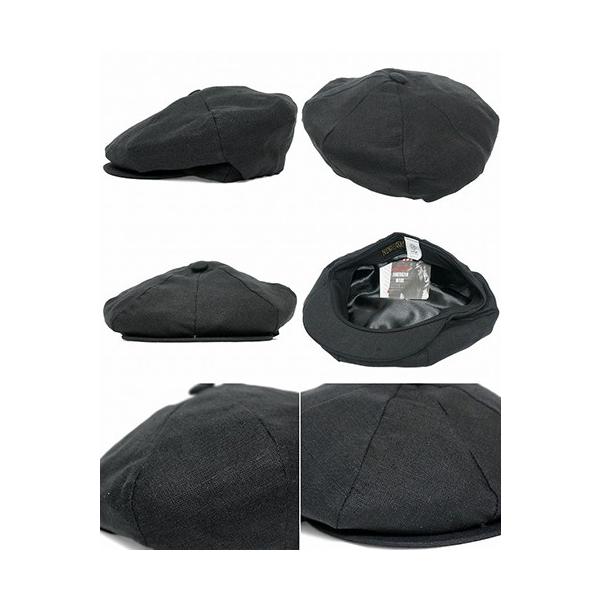 ニューヨークハット 帽子 キャスケット メンズ レディース NEW YORK HAT 6212 Linen Newsboy　リネン　ニュースボーイ_1