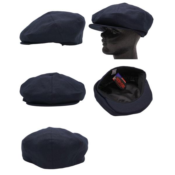 ニューヨークハット 帽子 キャスケット メンズ レディース NEW YORK HAT 6212 Linen Newsboy　リネン　ニュースボーイ_3