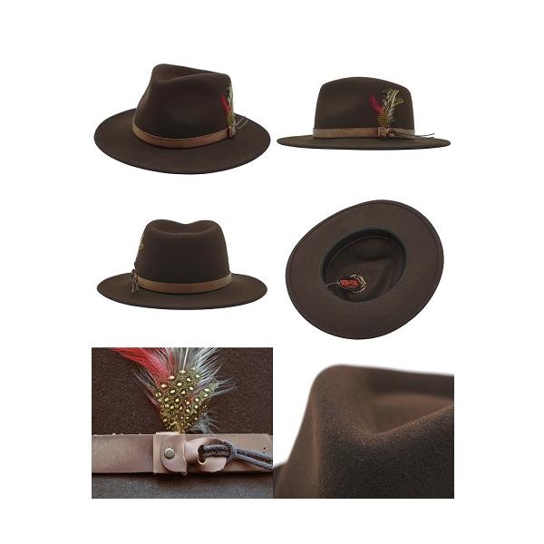 ニューヨークハット 帽子 フェルトハット メンズ レディース NEW YORK HAT 5312 Lite Felt Outback　ライトフェルト アウトバック_3