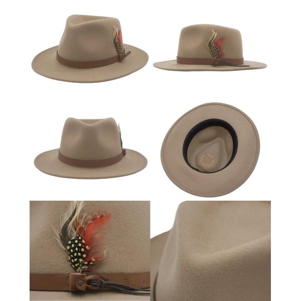 ニューヨークハット 帽子 フェルトハット メンズ レディース NEW YORK HAT 5312 Lite Felt Outback　ライトフェルト アウトバック_4