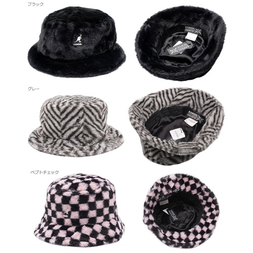 カンゴール 帽子 ハット メンズ レディース KANGOL Faux Fur Bucket｜ファー　バケット_12