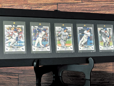 大谷翔平選手 ドジャース 50/50記念額装トレーディングカード100種から5種おまかせセレクト_2