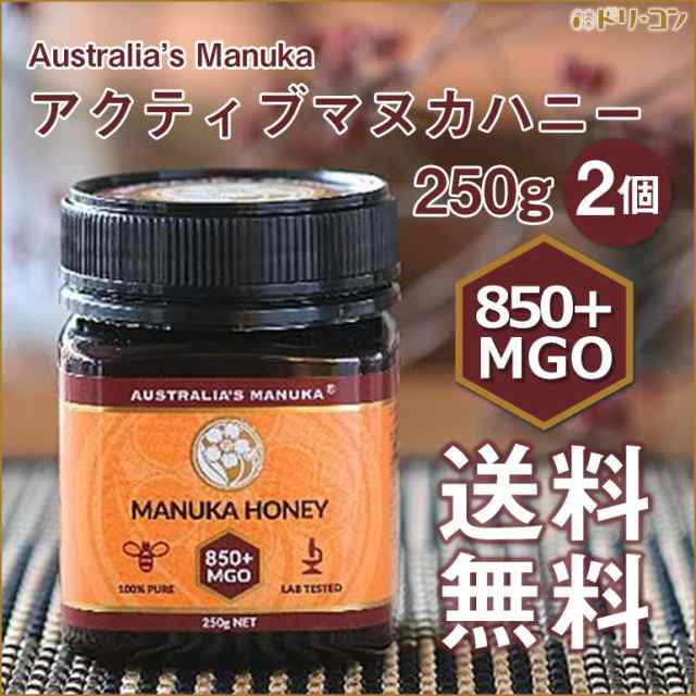 激安正規店 ◇《》アクティブ マヌカハニー MGO850+ 250g 2個セット