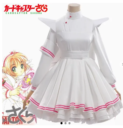 ☆カードキャプターさくら 木之本さくら ナース服 コスプレ衣装 戦闘服 コスチューム