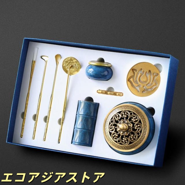 お香作りキット DIYお香作りキット 香篆香型セット 香道具 真鍮製 香炉キット ツール逆流タワーキット 香道具セット 室内装飾 手芸ギフト　初心者向け