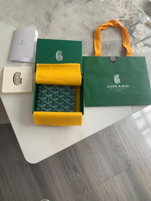 Goyard グリーン 二つ折り財布