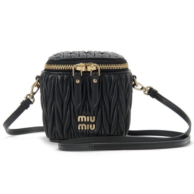 MIU MIU ミュウミュウ ショルダーバッグ レディース ブラック 5NR018 AFPP F0002 MICRO BAG