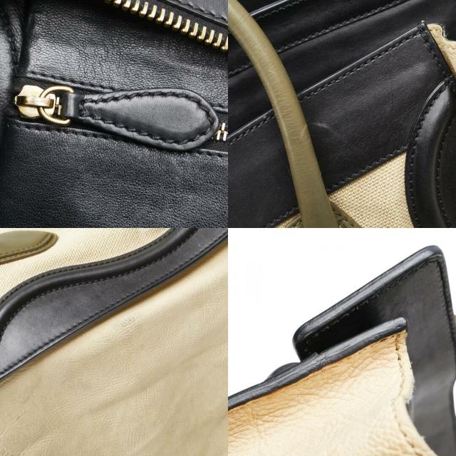 セリーヌ ラゲージ ミディアム ハンドバッグ キャンバス レディース CELINE セリーヌ ラゲージ ミディアム ハンドバッグ キャンバス レディース