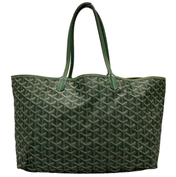 GOYARD(ゴヤール) トートバッグ サンルイPM グリーン レザー