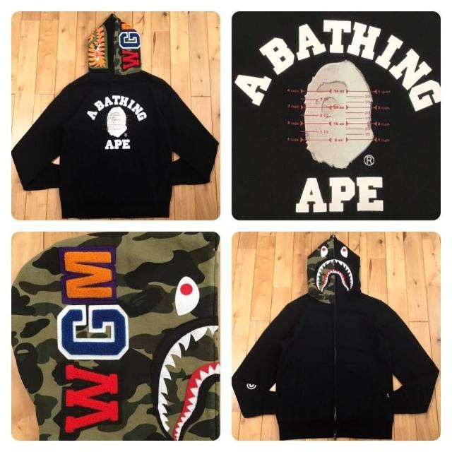 BAPE PUSHA-T シャーク パーカー ベイプ a bathing ape