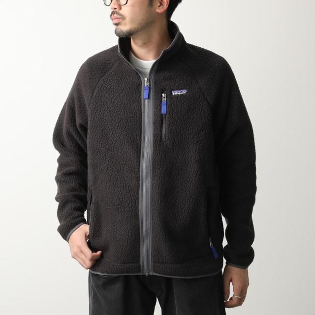 patagonia パタゴニア ボアジャケット RETRO PILE JKT レトロパイルジャケット 22801 メンズ ジップアップ フリース BFO/BLACK-W/FORGE-GREY