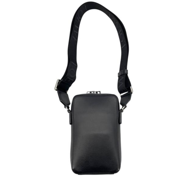 ロエベ LOEWE バーティカル クロスボディポケット サテンカーフ　ブラック ロエベ LOEWE バーティカル クロスボディポケット ブラック サテン