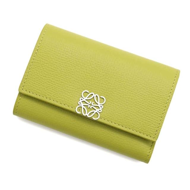 ロエベ 三つ折り財布 アナグラム バーティカル ウォレット スモール