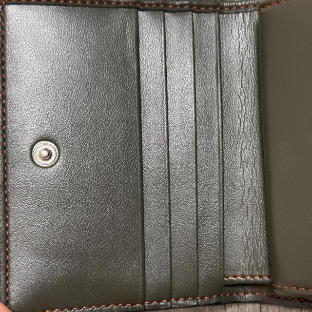 美品箱付 MARNI 23AW ミニウォレット カラーステッチ 二つ折り財布