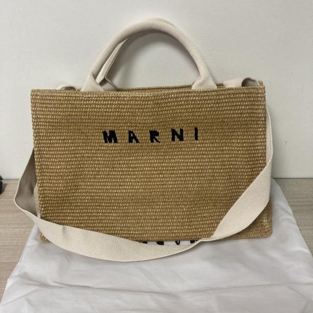 MARNI ストロー レザー ショルダーバッグ MARNI ストローショルダーバッグ