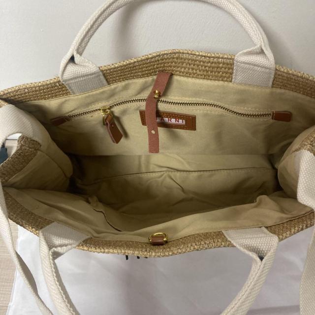 MARNI ストロー レザー ショルダーバッグ MARNI ストローショルダーバッグ