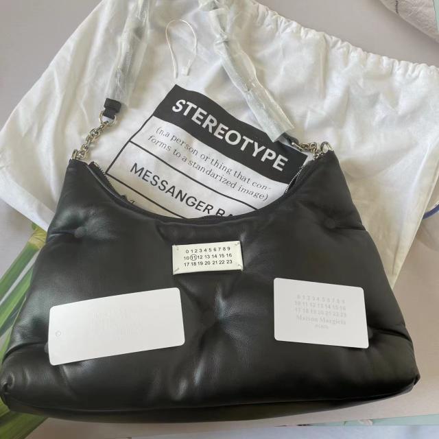 Maison Margiela ミディアム黒 チェーンショルダー レザー_5