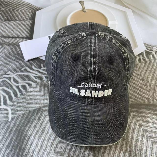 JIL SANDER  ウォッシュド デニムベースボールキャップ
