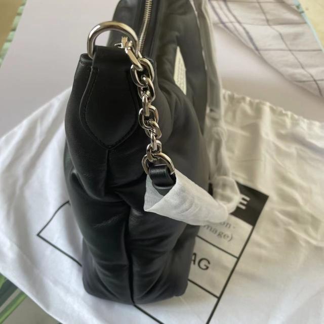 Maison Margiela ミディアム黒 チェーンショルダー レザー_7