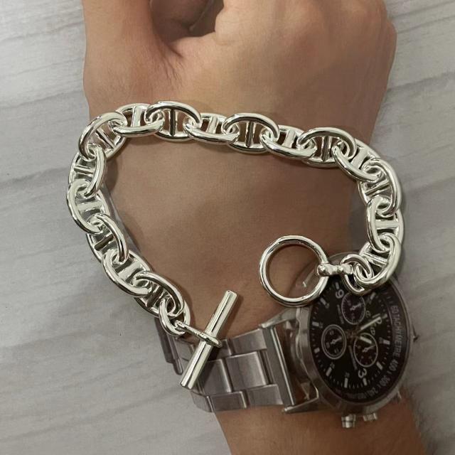 アクセサリー OVY Silver Anchor Chain Bracelet M size OVY Silver Anchor Chain Bracelet サイズ:M 【公式通販】