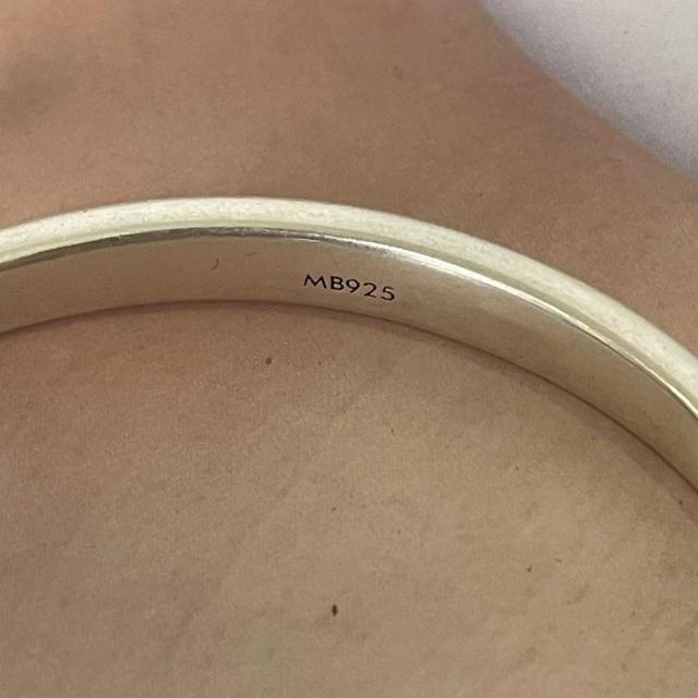 OX JEWELRy Silver Curve Bangle MB 【公式通販】