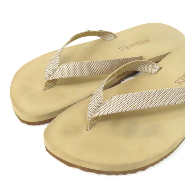 美品】 HERMES エルメス イゾレラ ビーチサンダル トングサンダル