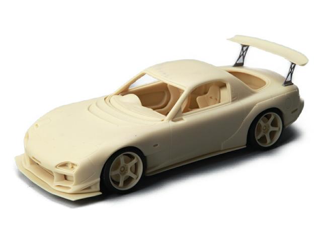ホビーデザイン HOBBY DESIGN 1/24 Alpha Model マツダ RX7 FD3S Feed 魔王 フル ディティール キット レジン製 自動車模型 (am02_0034)