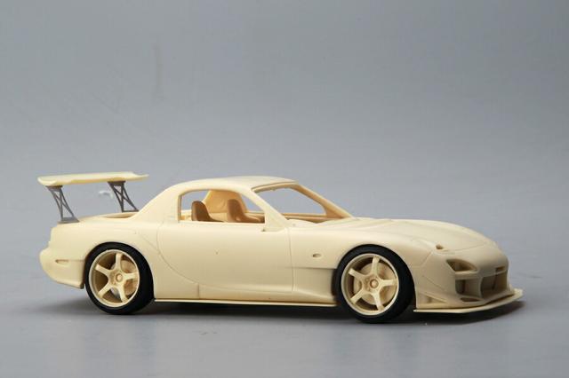 ホビーデザイン HOBBY DESIGN 1/24 Alpha Model マツダ RX7 FD3S Feed 魔王 フル ディティール キット レジン製 自動車模型 (am02_0034)