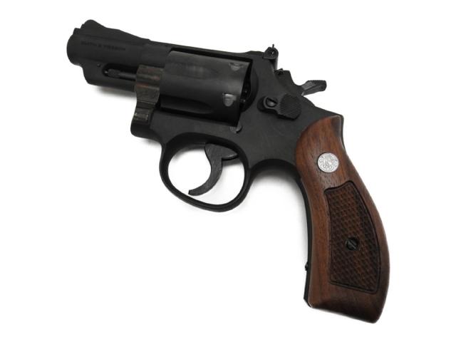 ハートフォード  HWS  モデルガン S&amp;W M19 コンバット マグナム 2.5インチ 発火式 HW ナチュラル 木製グリップ付 完成品 (4580332135701)T5-3