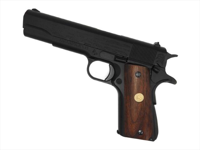 CAW MULE モデルガン タニオコバ GM-7.5 M1911A1 ミリタリー ブラック WW2 太平洋記念モデル 発火式 モデルガン 4571261543477