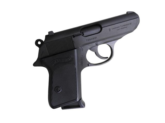 3点セット マルシン モデルガン 福袋 ワルサーPPK ブラック HW 完成品 X-PFC カートリッジ 5ｍｍキャップ火薬 STGA_2