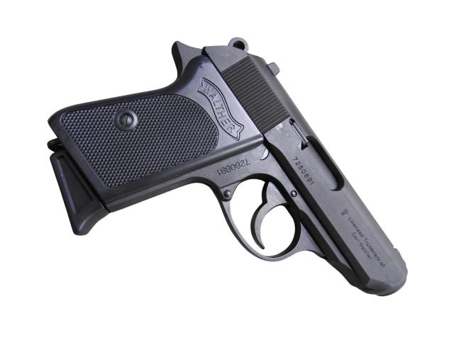 3点セット マルシン モデルガン 福袋 ワルサーPPK ブラック HW 完成品 X-PFC カートリッジ 5ｍｍキャップ火薬 STGA_4
