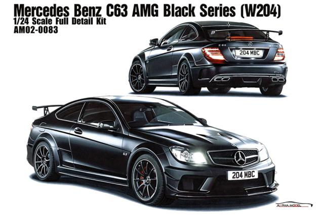 ホビーデザイン Hobby Design ALPHA Model 1/24 キット メルセデス ベンツ C63 AMG ブラックシリーズ（W204) AM02-0083