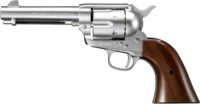 東京マルイ TOKYO MARUI エアガン エアリボルバープロ No.4 SAA.45 シビリアン 4 3/4インチ シルバー 10歳以上 (4952839137340)