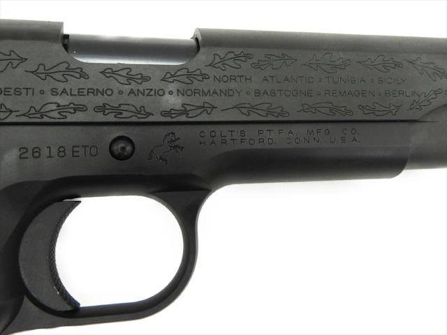 MULE タニオコバ CAW GM-7.5 M1911A1 ミリタリー ブラック WW2 ヨーロッパ戦線記念モデル 発火式 モデルガン 543484