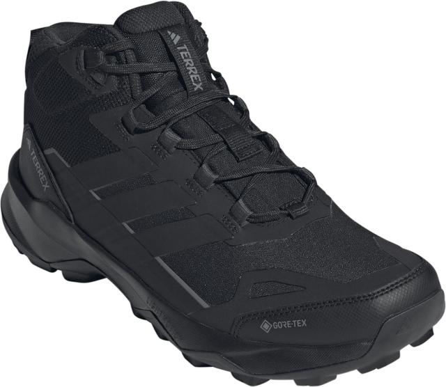 adidas （アディダス） アウトドア シューズ テレックス スカイチェイサー AX5 ミッド GORE-TEX ハイキング 【コアブラック/コアブラック/カーボン】 JQ2207 ランニングシューズ ハイキングシューズ メンズ 男性用 ブラック 黒 灰 25Q3 {SK}