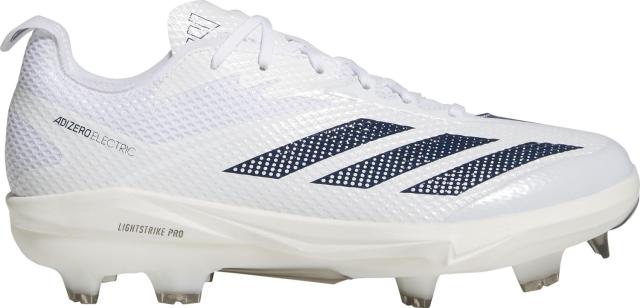 adidas （アディダス） 野球＆ソフトボール スパイク アディゼロ エレクトリック 2.0 TPUクリート 【ホワイト/ネイビー/ホワイト】 JI1486 スパイク金具埋め込み ベースボールスパイク メンズ 男性用 アディダスジャパン ホワイト 白 紺 白 26Q1 {SK}