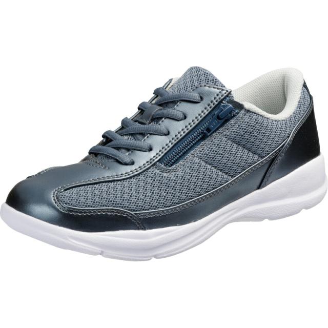 asahi shoes(アサヒシューズ) ファスナー付きスニーカー アサヒ  KF71331 【グリーン】  レディース 女性用 緑 {SK}