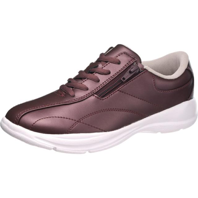 asahi shoes(アサヒシューズ) ファスナー付きスニーカー アサヒ  KF74554 【ワイン】  メンズ レディース ユニセックス 女性用 男性用 赤 {SK}