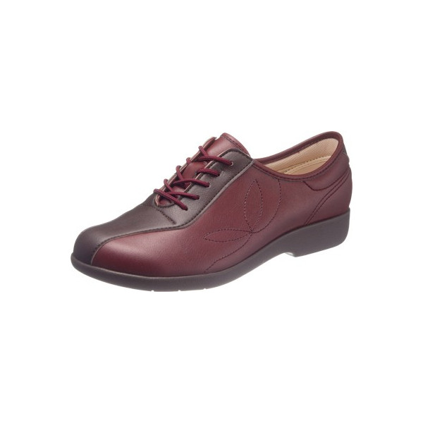 asahi shoes(アサヒシューズ) 快歩主義 介護靴 KHS L135 C265【ワイン】 レディース KS23511 運動靴 スニーカー ウォーキングシューズ 婦人用 女性用