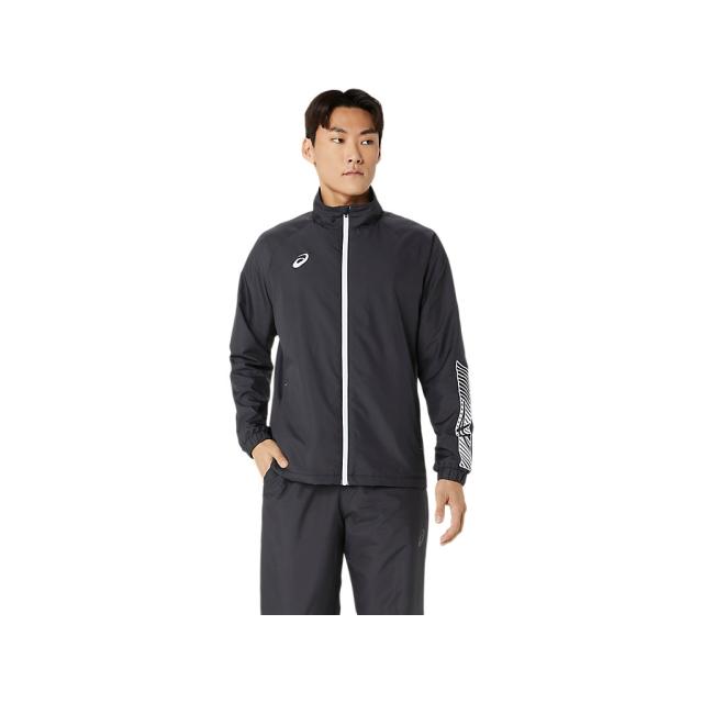 asics （アシックス） ボディケア・フィットネス ウインドウェア 裏トリコットウインドブレーカージャケット 【ホワイト】 2031E745 002 ジャケット ウェア メンズ・レディース 男性用・女性用 ホワイト 白 24AW {SK}