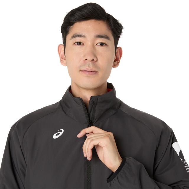 asics （アシックス） マルチ・カジュアル ウインドウェア 中ワタウインドブレーカージャケット 【パフォーマンスブラック】 2031F178 001 ジャケット ウェア メンズ 男性用 ブラック 黒 25AW {SK}