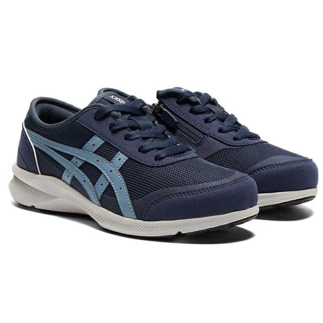 asics商事（アシックス商事） シューズ 靴 ウォーキングシューズ WELLNESS WALKER（ウェルネスウォーカー） HADASHIWALKER（ハダシウォーカー） 1292A066 400 【ネイビーブルー×グレーブルー】 レディース 女性用 スニーカーカジュアル 消臭 快適 安定 紺 NAVY/GREY {SK}