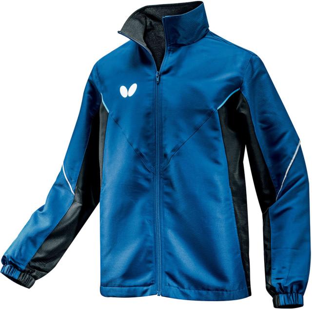 Butterfly（バタフライ) 卓球 ウインドウェア・ウィンドブレーカー BTY・ウィンドブレーカージャケット ウォームアップウェア 部活 試合 練習 トレニーング ウエア メンズ・レディース 男性用・女性用 46260 【ブルー】 青 {SK} ≪TEAM≫