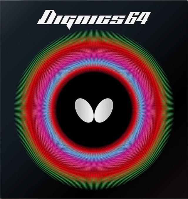 Butterfly （バタフライ） 卓球 ガット・ラバー ディグニクス64 【レッド】 06060 006 ラバー 卓球ラバー メンズ・レディース 男性用・女性用 赤 9999 {NP}