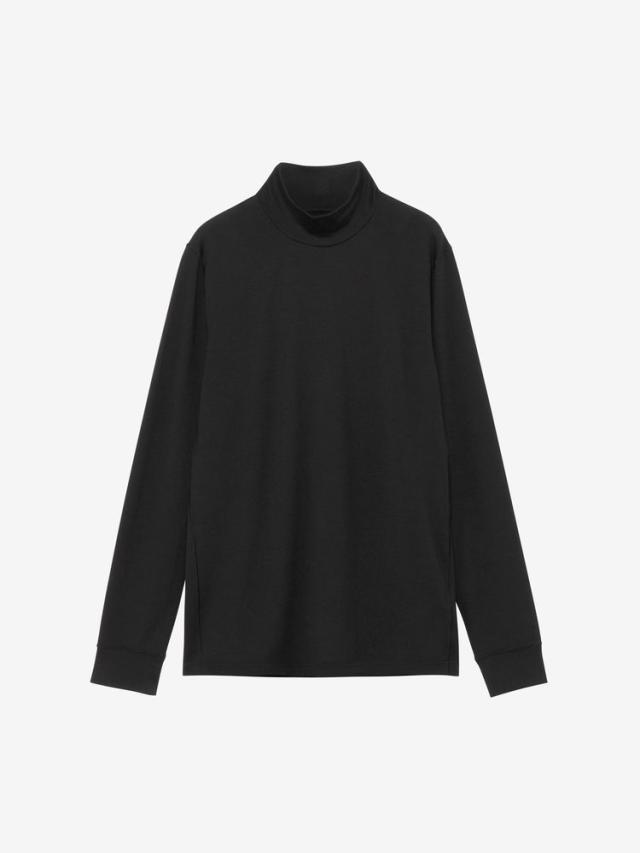 C3fit （シースリーフィット） ボディーケア シャツ ウールタートルネックロングスリーブ（C3fit／レディース） 【ブラック×ブラック】 GCW84436 KK レディース 女性用 ゴールドウイン ブラック×ブラック 黒 黒 {NP}